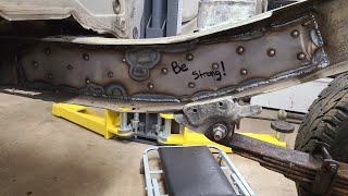 Reinforcing and repairing the Tacoma frame