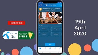 My Telenor Quiz 19 April 2020 - My Telenor App Questions, Answers - Test Your Skills screenshot 5