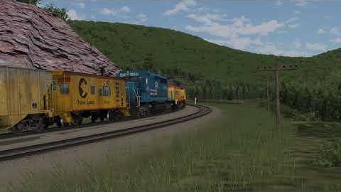 Open Rails Train Simulator-CSX/LVMX Coal Train c.1988 (Sandpatch)