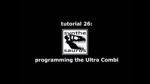 🎹 Korg Kross Tutorial Part 26 Programming the Ultra Combi