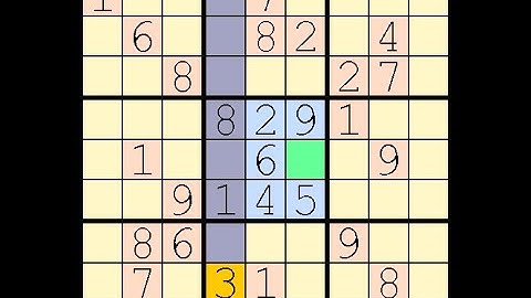 How to Solve Globe and Mail Sudoku  Five Star  6 January, 2024 - v1