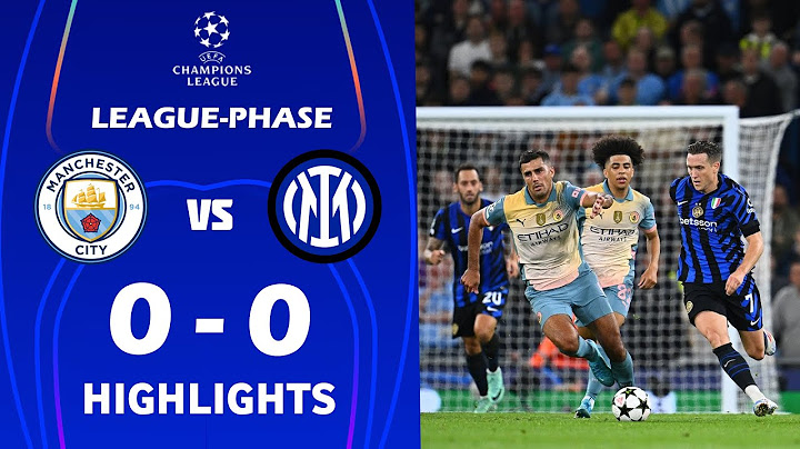マンチェスター・シティ vs. インテル・ミラノ 0-0 ハイライト | UEFA チャンピオンズ リーグ 2024/25