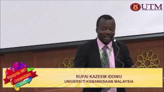 Malaysia 3MT Rufai Kazeem Idowu