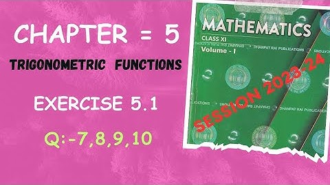 Ex 5.1 Q7,8,9,10 RD Sharma Class 11 Maths | Chapter 5 Class 11 RD Sharma  | RD class 11 Ex 5.1