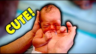 Newborn Babys First Visit So Cute Dr. Paul