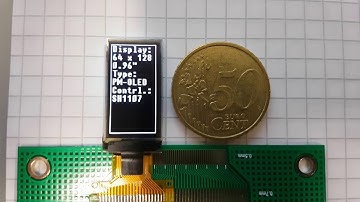 0,96" 64x128 0.96 PM OLED