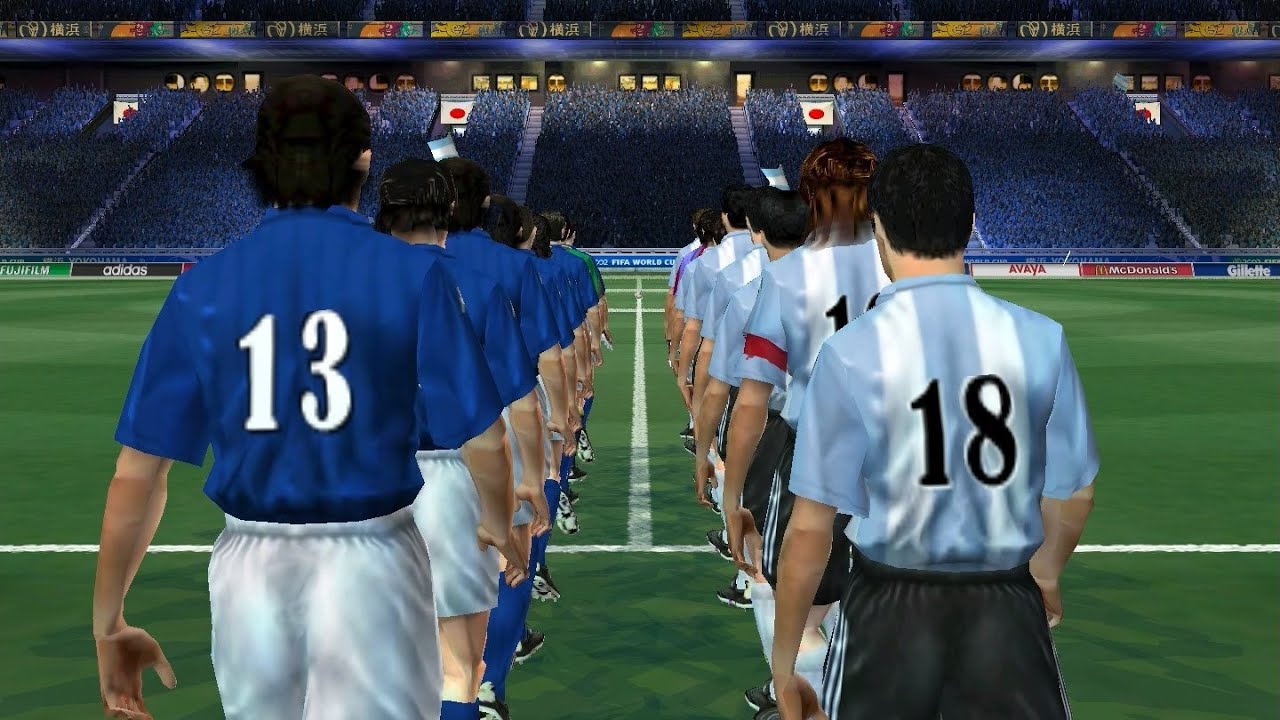 7. [PC] FIFA World Cup 2002 | Argentina 4 - 3 Italy | World Class Difficulty (Final)
