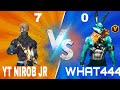 YT NIROB JR Vs WHAT444 7 0 EPIC Clash Free Fire 1v1 Highlights YT NIROB JR Vs WHAT444 7 0 EPIC Clash Free Fire 1v1 Highlights
