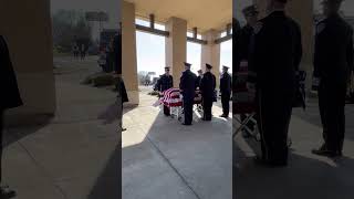 Bruce Wayne DeArk Funeral - Amazing Grace Bagpipes & Drums