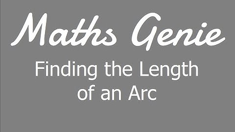 Finding the Length of an Arc
