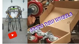 NEW WHEELS... on my Cart. Will It Roll?