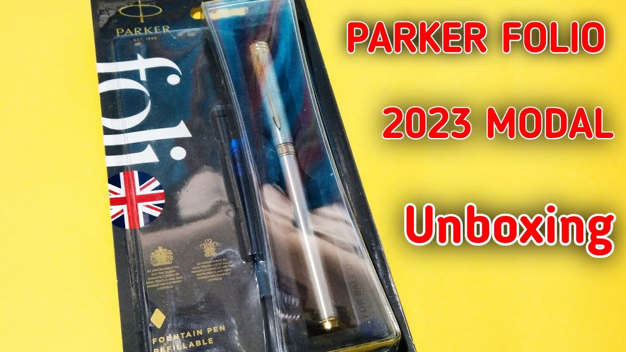 Parker folio fountain pen 2023 unboxing and review/pradhap unboxing videos