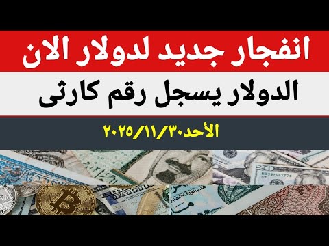 سعرالدولار اليوم أسعار الدولار اليوم أسعار الدولار والعملات اليوم الأحد 2025 11 30 في مصر