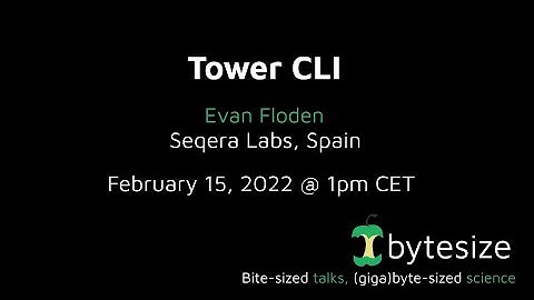 Nextflow Tower CLI (nf-core/bytesize #33)