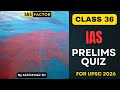 UPSC Prelims Daily MCQ's from Current Affairs | Class 36 | UPSC 2026 | Akhil R Nair Sir | IAS Factor