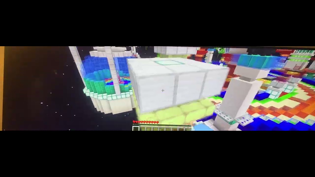 Playing lava parkour