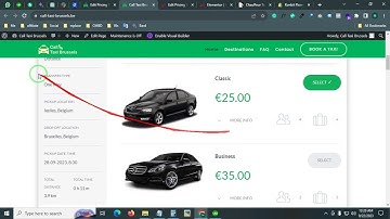 How to configure chauffeur booking system pricing rule in WordPress taxi booking website