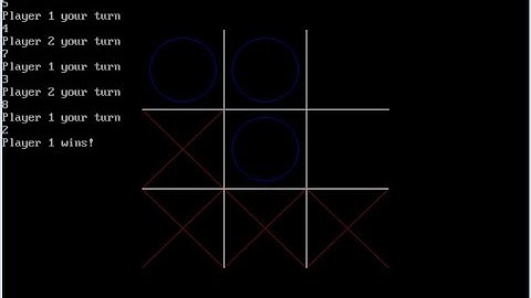 Tic Tac Toe game in c++ using graphics.h