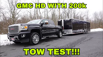 Kolik může GMC 2500hd Duramax táhnout?