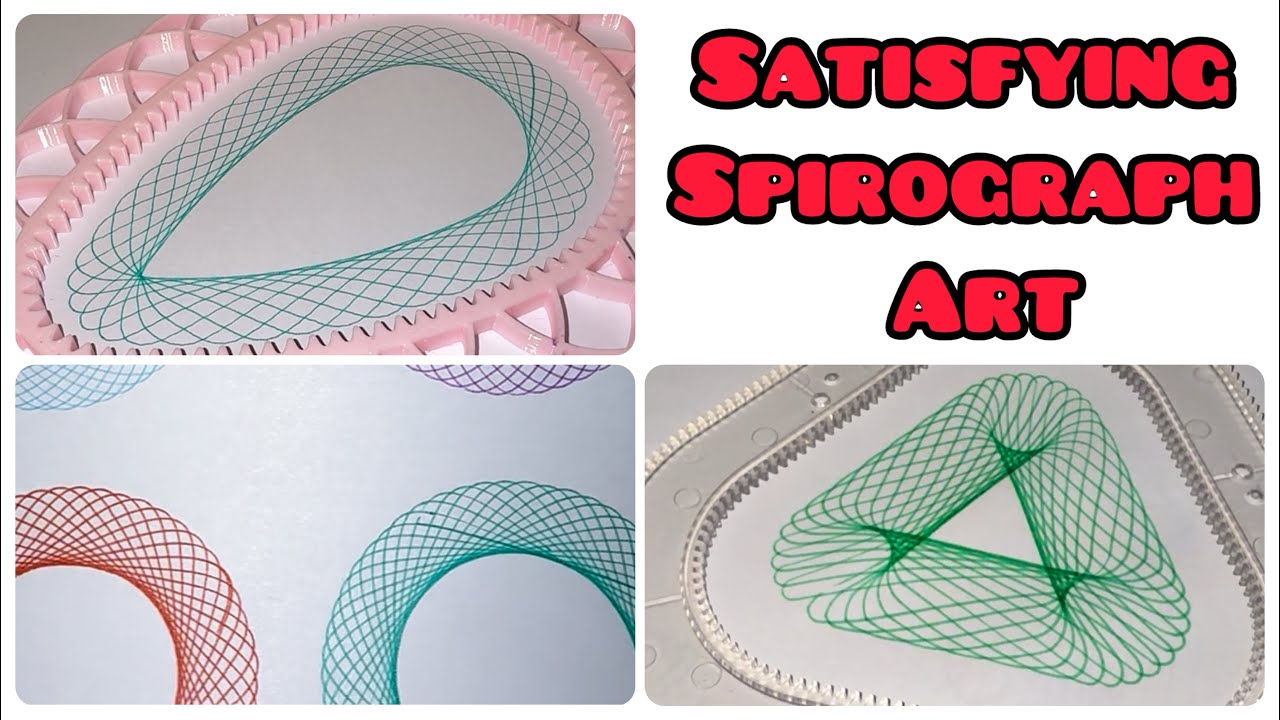 Most Satisfying Spirograph Art Ever! | 1 Hour Relaxing Video