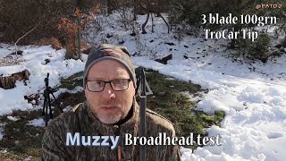 Muzzy broadhead test 100grn 1 3/16 cut, remix #@PATG2