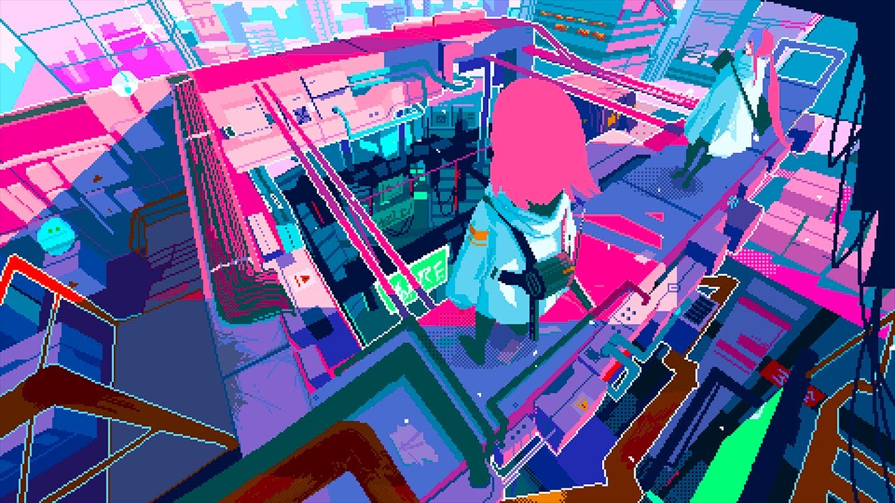 Neon cyberpunk gif фото 116