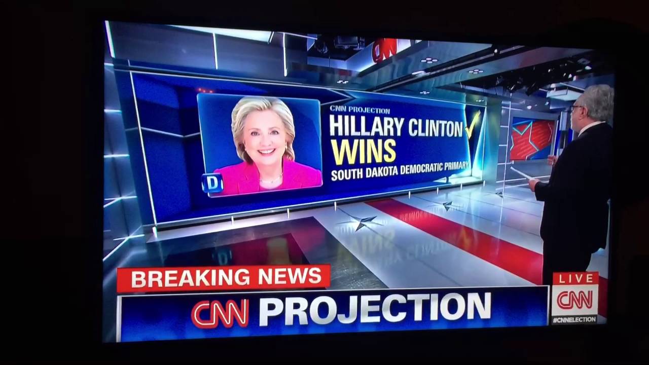 Hillary Clinton wins the 2016 South Dakota Primary!!! YouTube