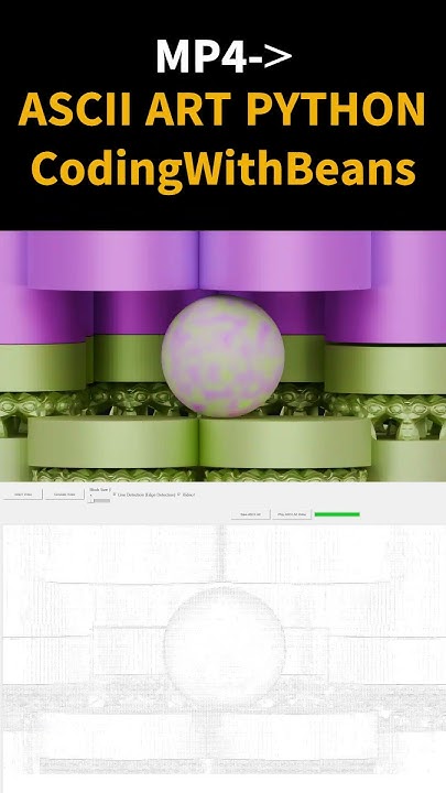 π₯ MP4 to ASCII Art Converter β Coded from Scratch! π #asciiart #python ...