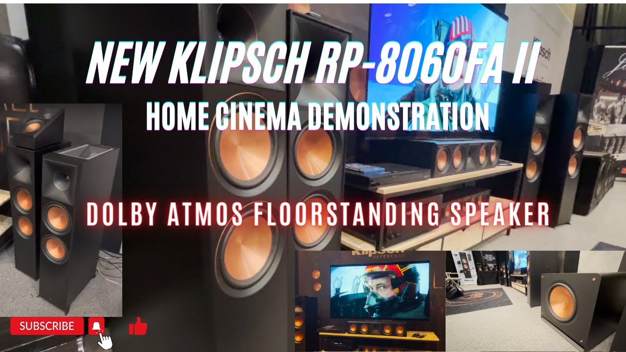 Klipsch Rtp Atmos New KLIPSCH RP-8060FA-II Dolby Atmos Floorstanding Speaker - YouTube