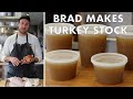 Brad Makes Thanksgiving Turkey Stock | From the Test Kitchen | Bon Appetit