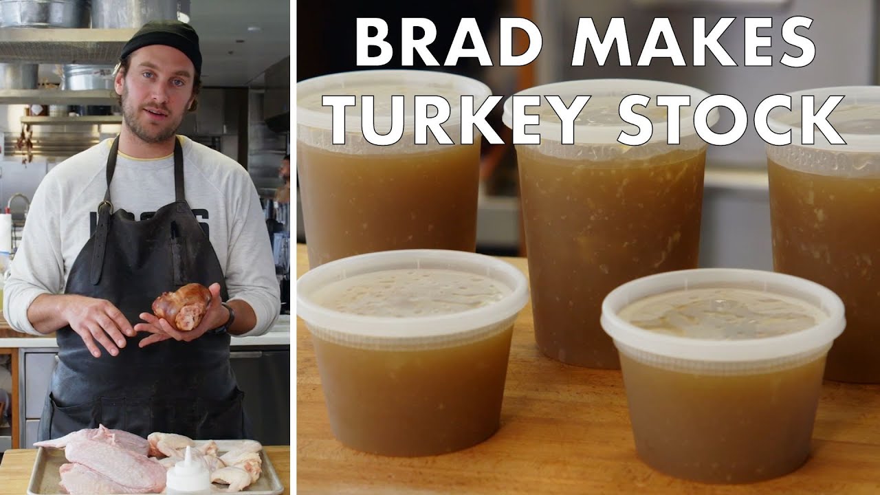 Brad Makes Thanksgiving Turkey Stock   From the Test Kitchen   Bon Appetit