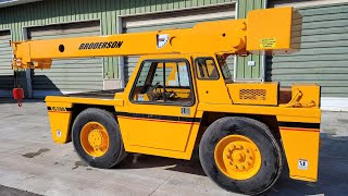 1997 Broderson IC-200 Carrydeck walk around, 4cyl John Deere diesel engine