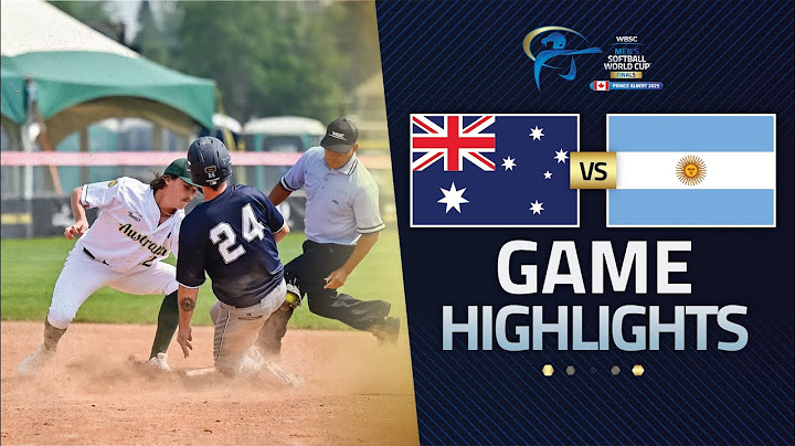 HIGHLIGHTS | 🇦🇺 Australia vs 🇦🇷 Argentina | WBSC Men's Softball World Cup Finals 2025
