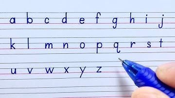 English writing small letters a - z | English handwriting small letter abcd | English alphabets