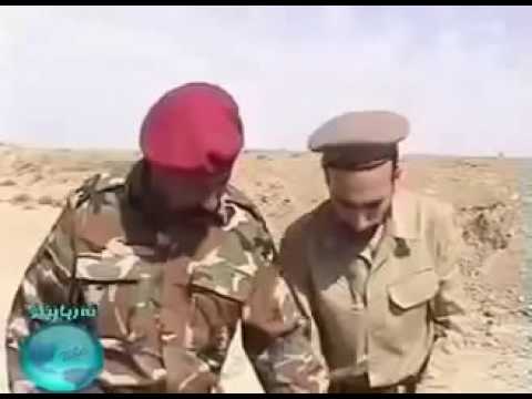 الضابط العراقي يدرب جنود اكراد ههههههههههه