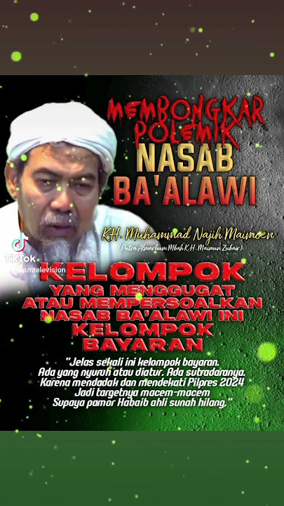 Membongkar Polemik Nasab Ba'alawi #habib #nasab #habaib