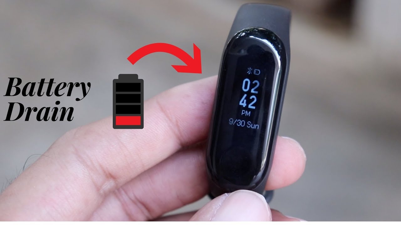 m3 fitness band battery life