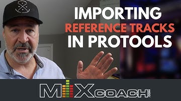 Importing reference tracks in pro tools