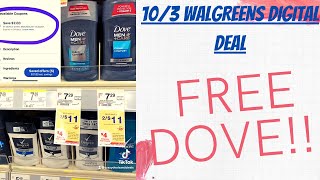 ???10/3 Walgreens Haul FREE DOVE WALGREENS Digital Deals ? 10/3 Walgreens Deals??
