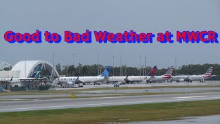 Good to bad weather at Grand Cayman (MWCR)|Plane Spotting at MWCR