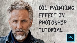 How to transform photo to oil painting in photoshop
