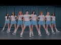 Hearts2Hearts Gee Dance Practice MIRRORED Original Song By Girls Generation