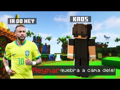 JOGUEI BEDWARS COM O NEYMAR... (Ney deu aulas no Mush)