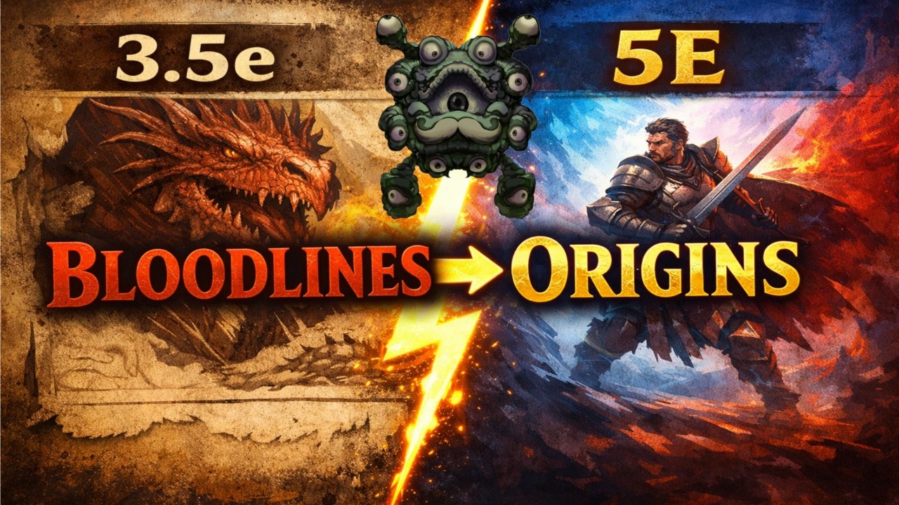 15 Converted 3.5 Edition Bloodline Feats into Origin Feats for