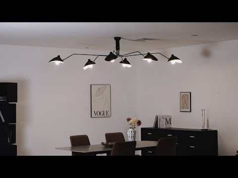 Serge Mouille Ceiling Lamp A