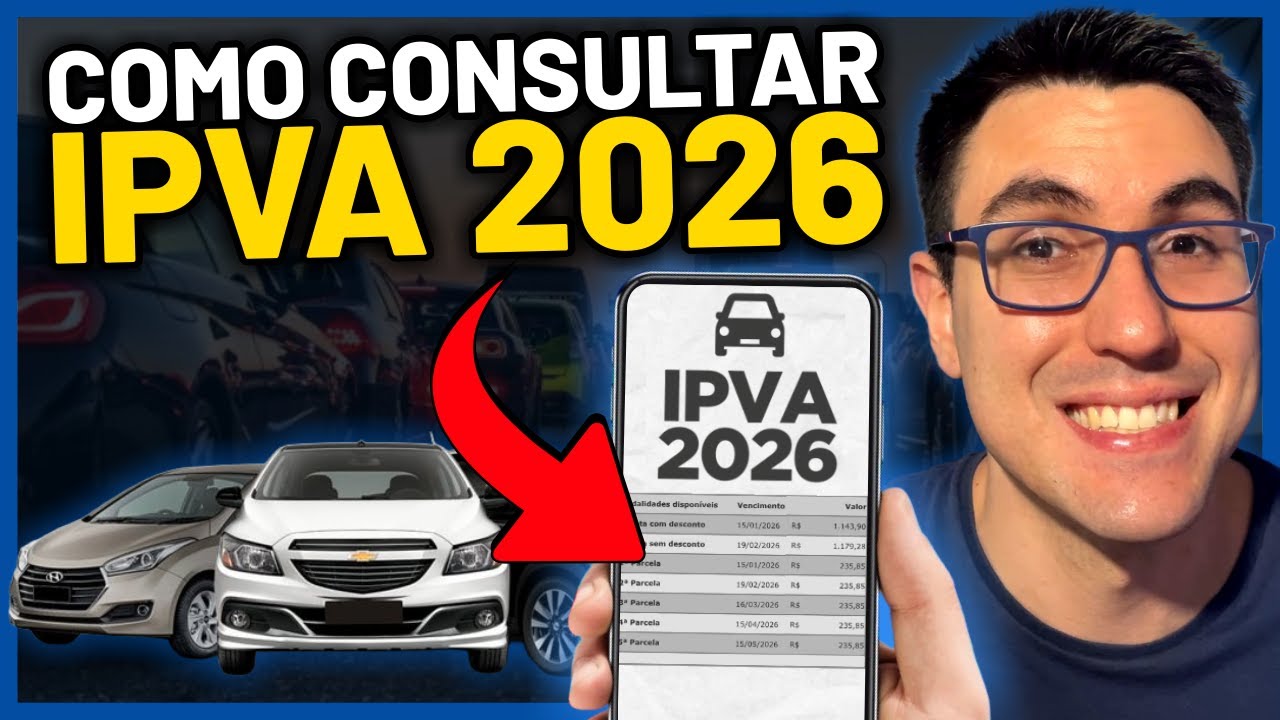 IPVA 2026 Chegou! Veja AGORA Quanto Vai Pagar de IPVA 2026 e Licenciamento do seu Veículo