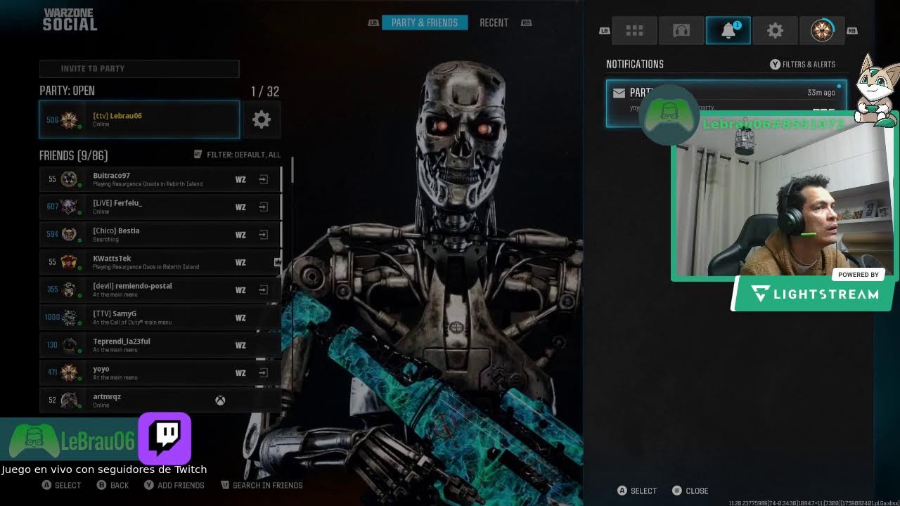 Regalando BITS a los nuevos subs - Warzone en vivo | Privadas con Subs  – LeBrau06