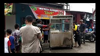 Warung Seblak di Benteng Kidul Terbakar, Pemilik Sempat Tertahan Dalam Kios