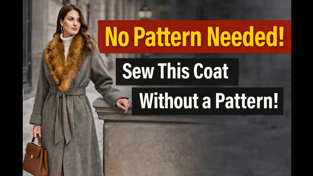 No Pattern Needed!Sew This Coat Without a Pattern