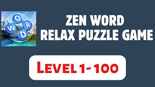 Zen Word Game - Level 1-100 - Solutions screenshot 4
